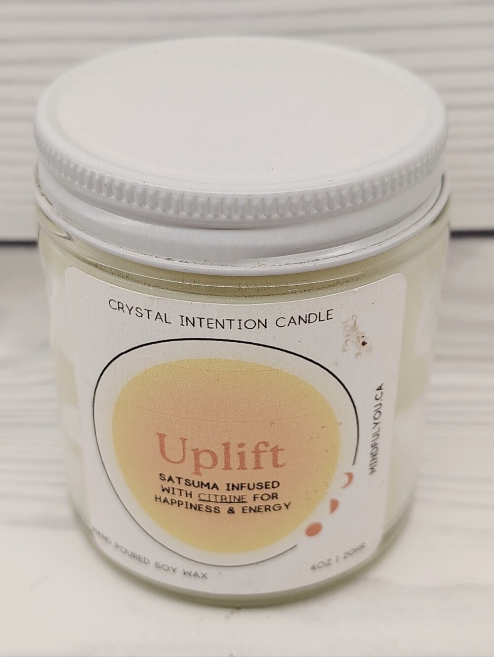 FREE w/ Purchase Satsuma Crystal Intention Candle